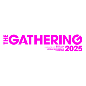 The Gathering Logo Outline (Purple Text)